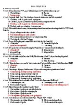 Tổng hợp câu hỏi trắc nghiệm Lịch sử lớp 11 (Có đáp án)